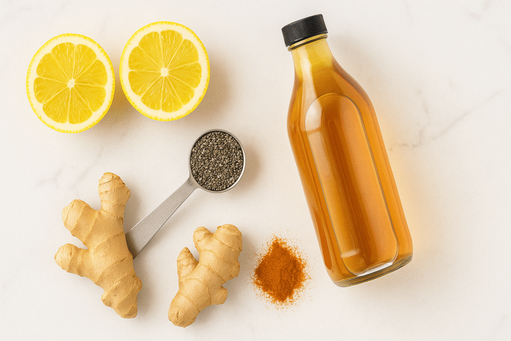 Natural Zepbound Recipe – 1 Powerful Drink to Curb Cravings 6 Natural Zepbound recipe ingredients